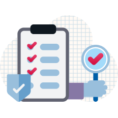 Immagine che illustra le misure di sicurezza e affidabilità della verifica dei documenti